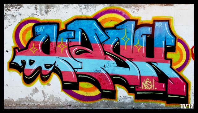 Graffiti Wall in Ermoupoli - Photo by nashek - nashek, ilio (2012)