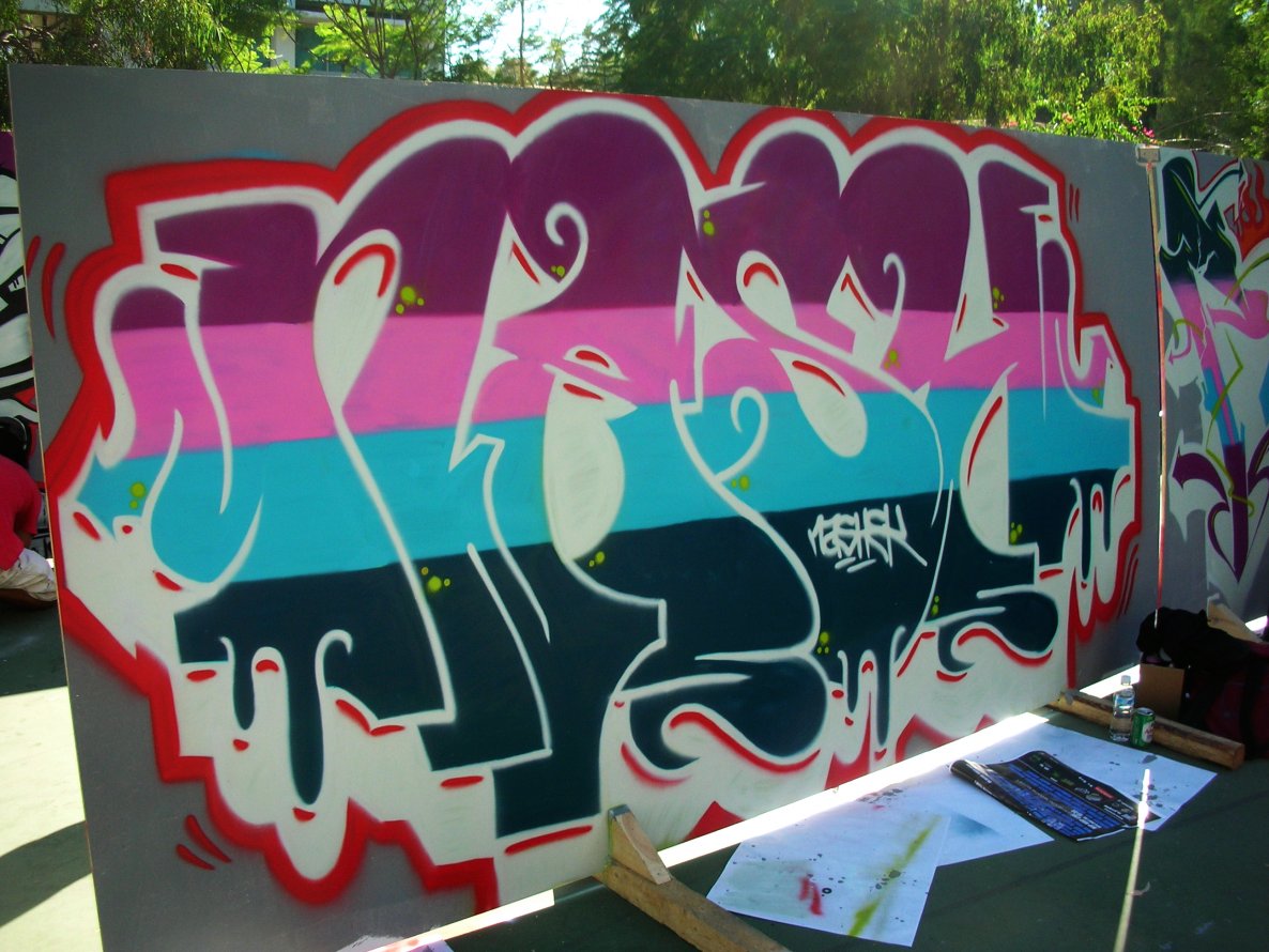 Graffiti Wall - Photo by nashek