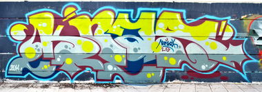 Graffiti Wall in Galatsi - Photo by nashek - nashek, nash, knas (2014)