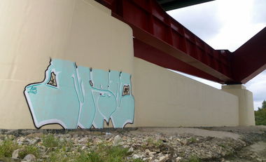 Graffiti Wall in Pulawy - Photo by nastymac - mac, pu?awy (2013)