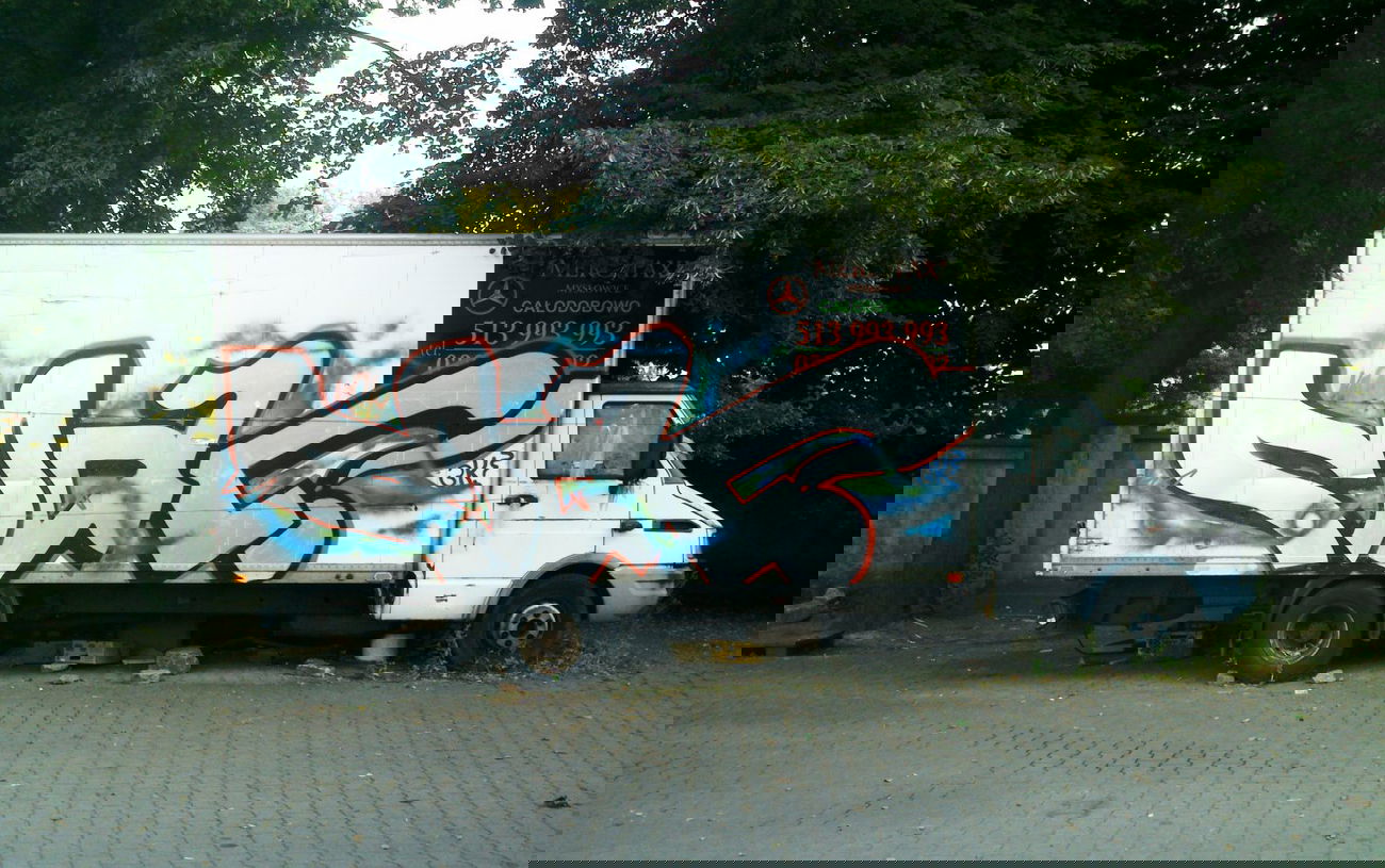 Graffiti Bombing in Myslowice - Photo by nastymac - MAC (2014)