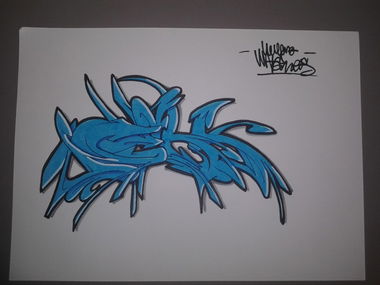 Graffiti Sketch in Arsiero - Photo by ne0s - neos (2013)