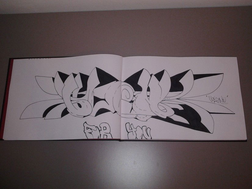 Graffiti Sketch in Arsiero - Photo by ne0s - veleno (2013)