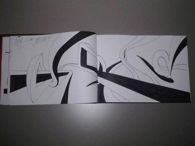 Graffiti Sketch in Arsiero - Photo by ne0s - neos (2013)