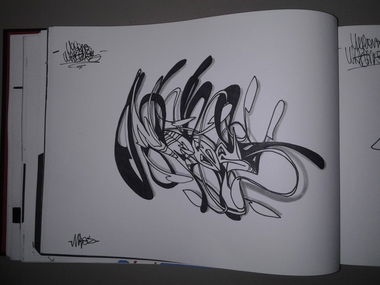 Graffiti Sketch in Arsiero - Photo by ne0s - neos (2013)