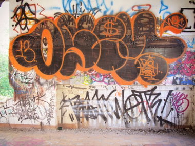 Graffiti Bombing - Photo by nearcrimekid