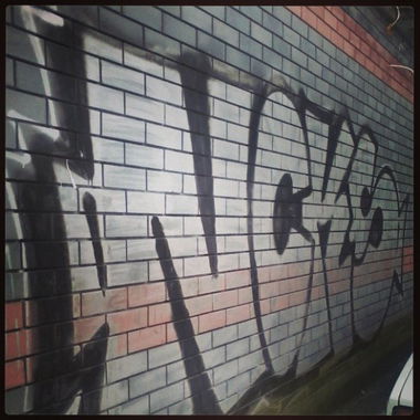 Graffiti Bombing in Dzerzhinsk - Photo by nearcrimekid - nck, near, crime (2012)