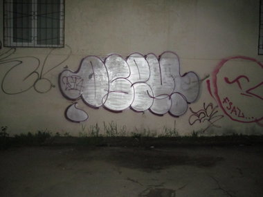 Graffiti Bombing - Photo by nearcrimekid - osem (2014)