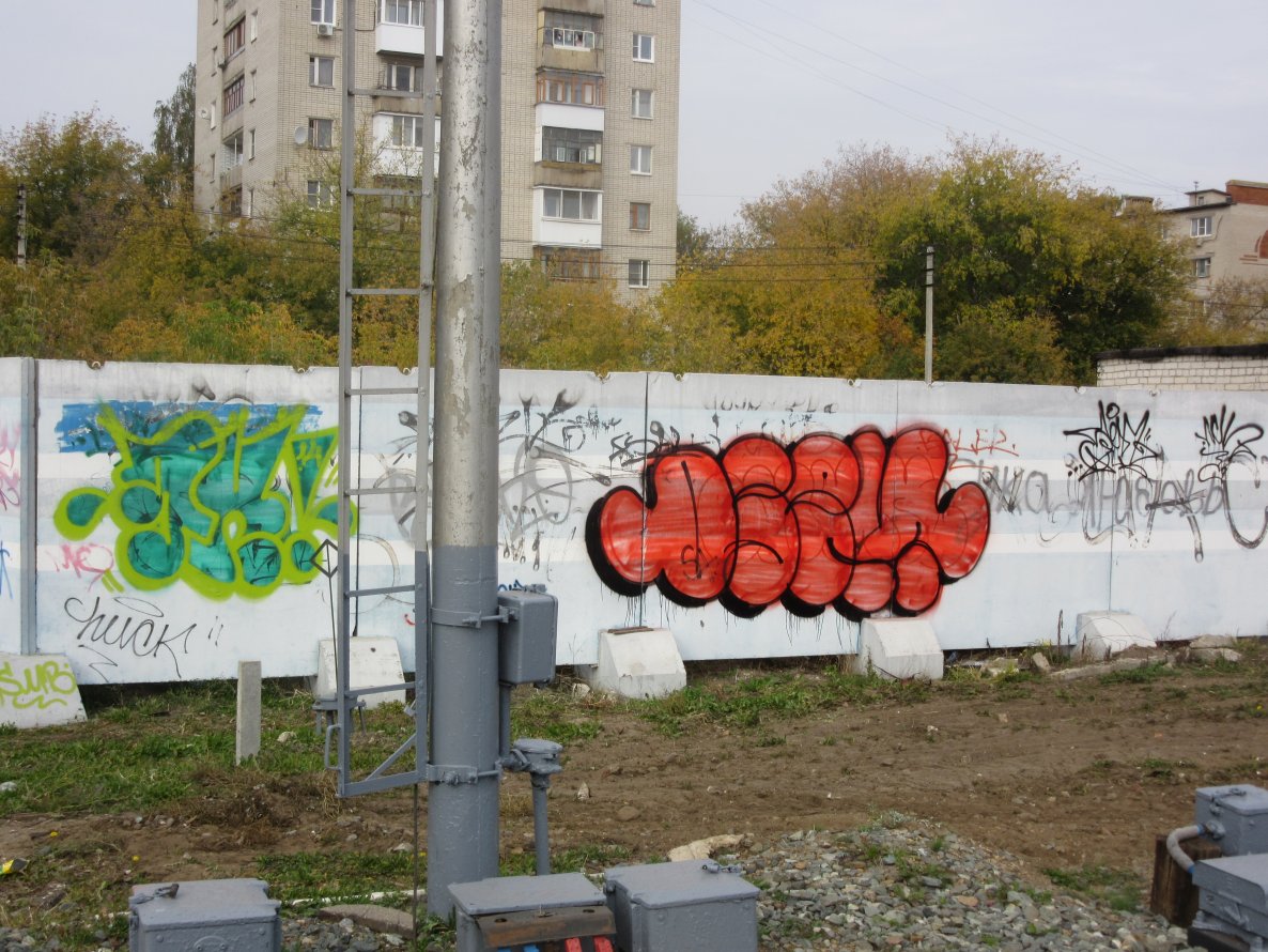 Graffiti Bombing - Photo by nearcrimekid