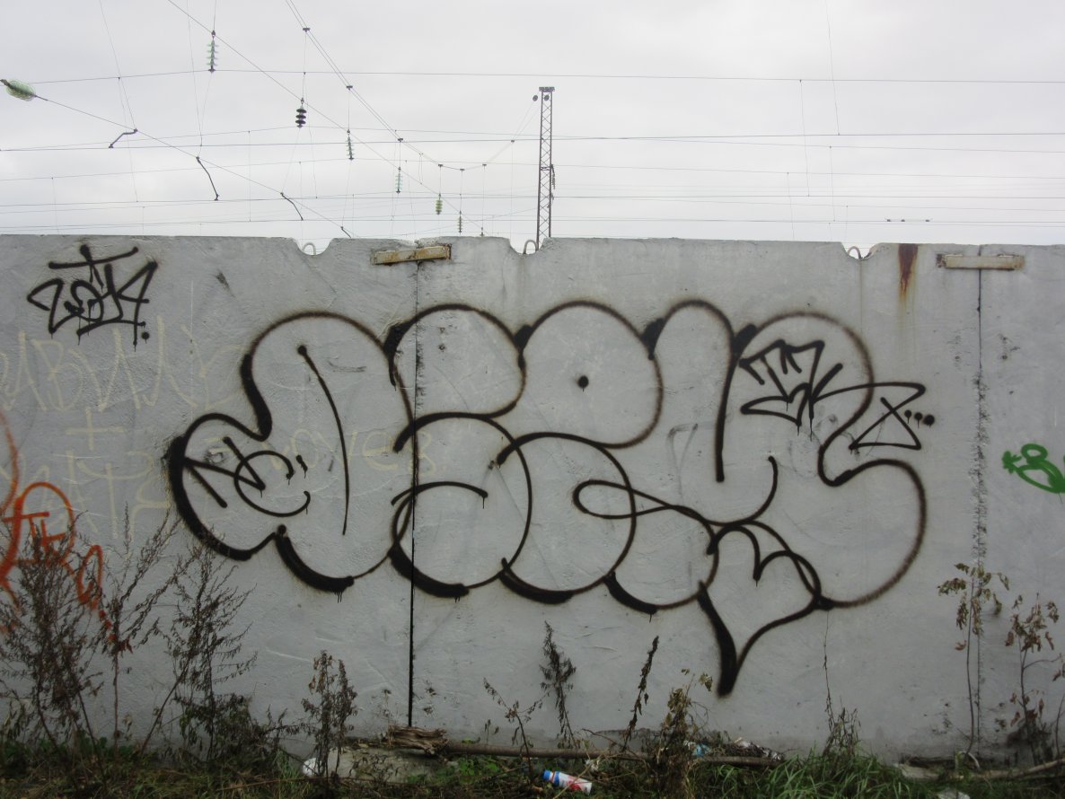 Graffiti Bombing - Photo by nearcrimekid - osem, nc, tk (2014)