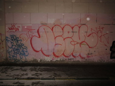 Graffiti Bombing - Photo by nearcrimekid