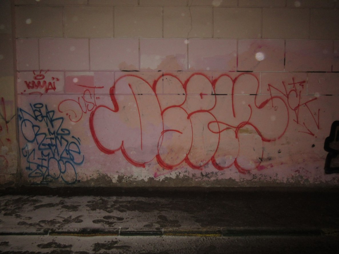 Graffiti Bombing - Photo by nearcrimekid