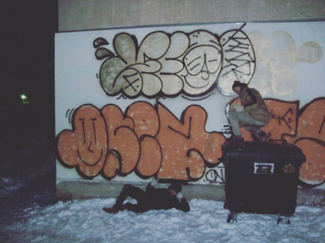 Graffiti Bombing - Photo by nearcrimekid