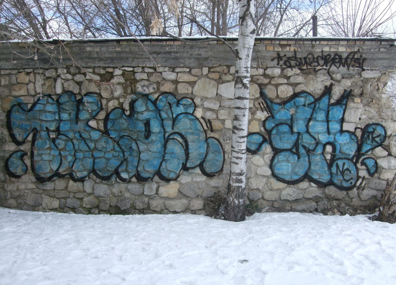 Graffiti Bombing - Photo by nearcrimekid