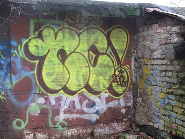 Graffiti Bombing - Photo by nearcrimekid - nc, osem (2013)