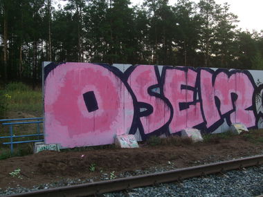 Graffiti Bombing - Photo by nearcrimekid - throwup, bombing, russian