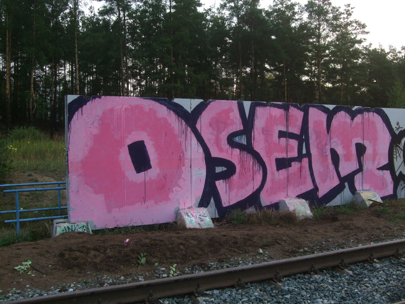 Graffiti Bombing - Photo by nearcrimekid - throwup, bombing, russian