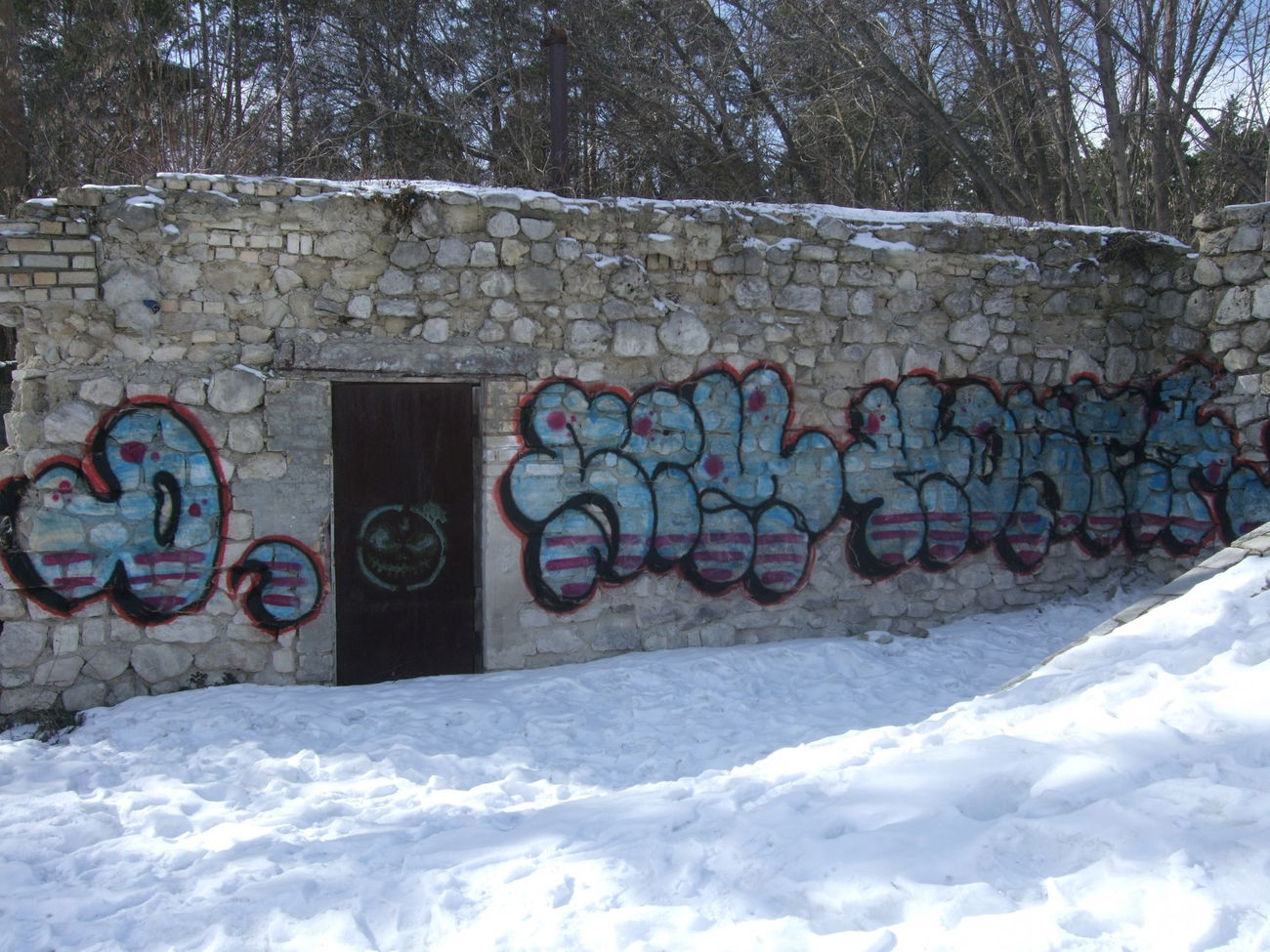 Graffiti Bombing - Photo by nearcrimekid