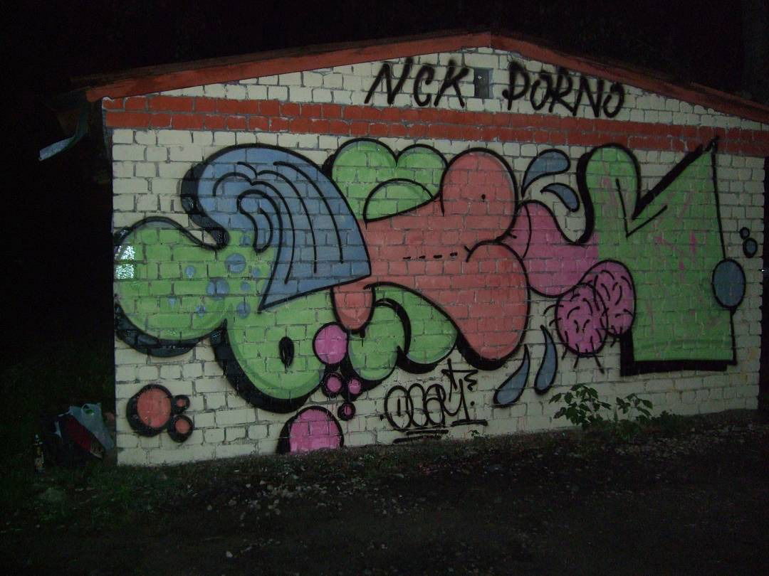 Graffiti Bombing - Photo by nearcrimekid - throwup, bombing, russian