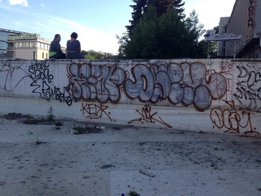 Graffiti Bombing - Photo by nearcrimekid