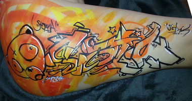 Graffiti Artwork - Photo by neicky - bodypainting (2015)