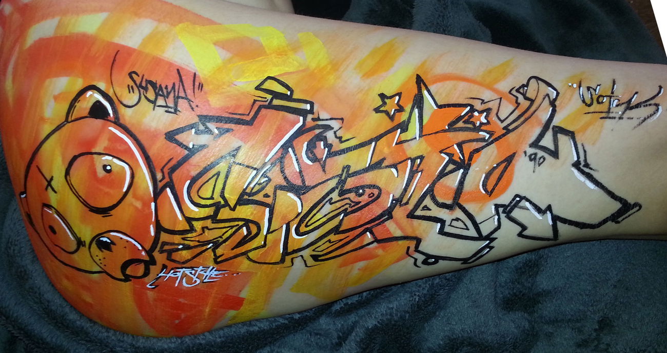 Graffiti Artwork - Photo by neicky - bodypainting (2015)