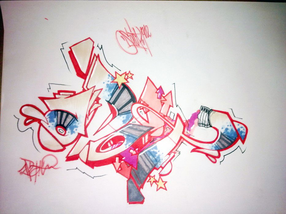 Graffiti Sketch - Photo by neicky