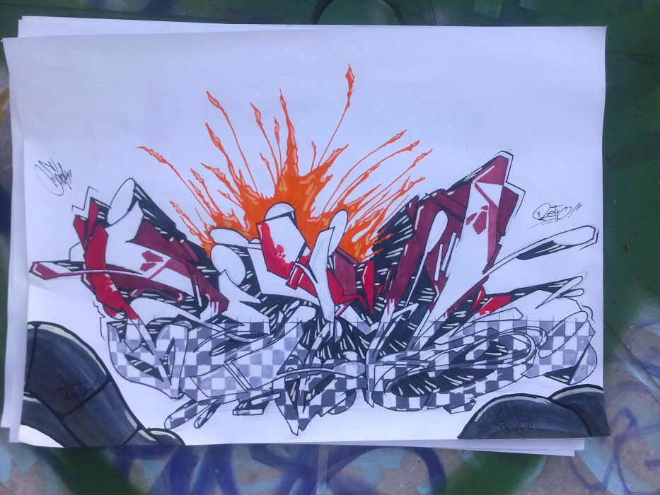 Graffiti Sketch - Photo by neicky