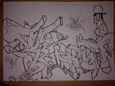 Graffiti Sketch - Photo by neicky