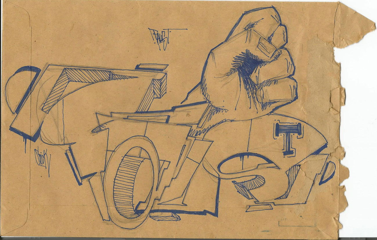 Graffiti Sketch - Photo by neicky - Faust