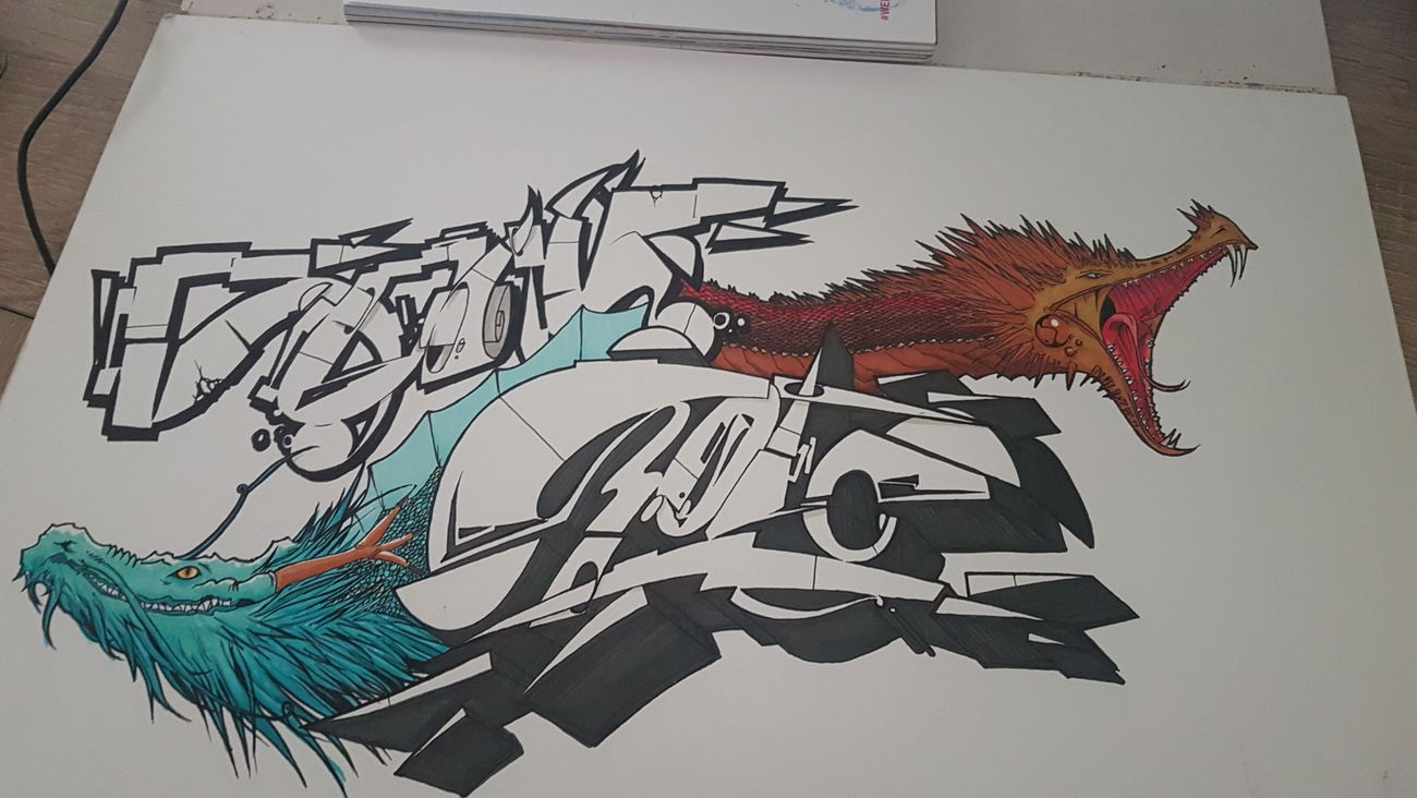 Graffiti Sketch - Photo by neicky - Soik, Soic