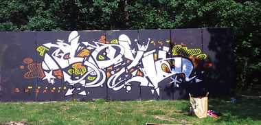 Graffiti Wall - Photo by neicky - soyk, aim (2016)