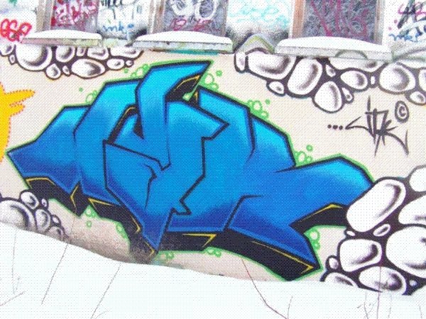 Graffiti Wall - Photo by neon - jak, 2009, chemnitz (2009)