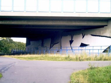 Graffiti Bombing - Photo by neon - ZWO, chemnitz, bombing (~ 06)