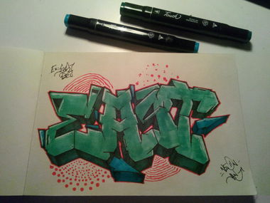 Graffiti Sketch - Photo by neonlan - neonlan, east, turkeygraffiti (2016)