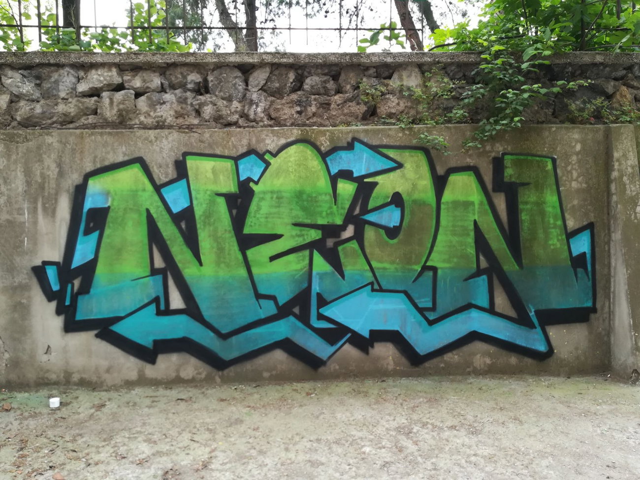 Graffiti Wall in Turkey - Photo by neonlan (2017)