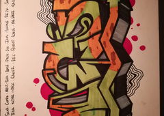 Graffiti Sketch in Turkey - Photo by neonlan - graffitipornvandalstylesketch (2017)