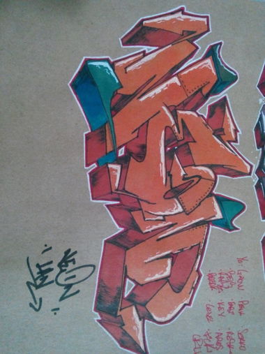 Graffiti Sketch - Photo by neonlan