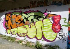 Graffiti Wall in Turkey - Photo by neonlan - graffitipornistanbulneonlanpendik (2017)