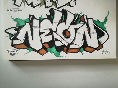 Graffiti Sketch in Turkey - Photo by neonlan (2017)