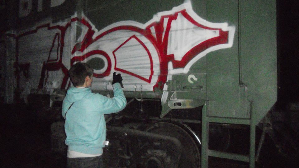 Graffiti Train in Kharkiv - Photo by nets - nets (2011)