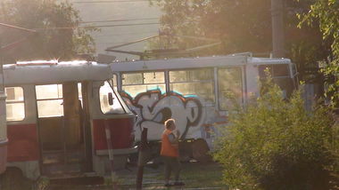 Graffiti Train in Nizhny Novgorod - Photo by newer88 - new/metro (2012)
