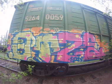 Graffiti Train - Photo by newer88