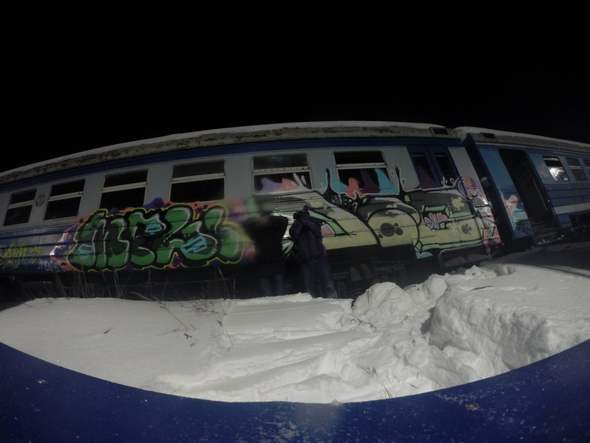 Graffiti Train - Photo by newer88
