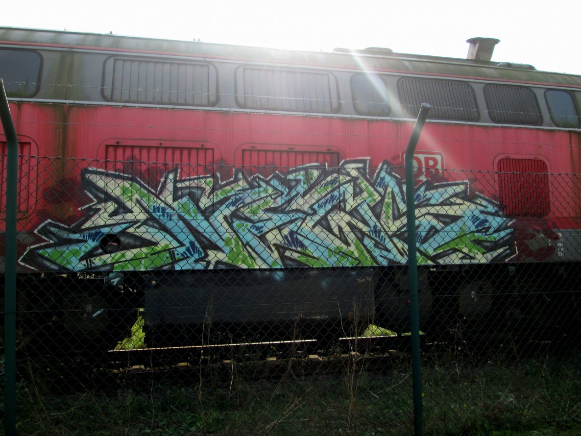 Graffiti Train in Bremen - Photo by news - news (2014)