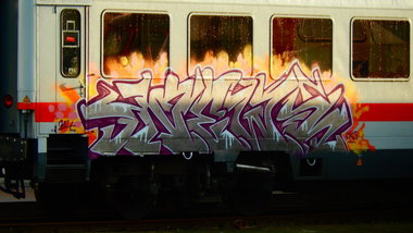 Graffiti Train - Photo by news (2014)