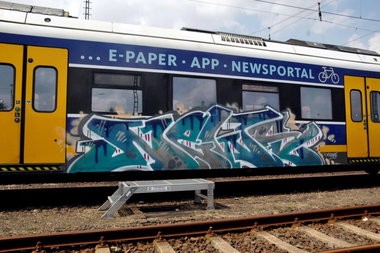 Graffiti Train - Photo by news