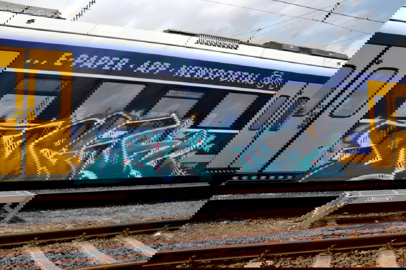 Graffiti Train - Photo by news