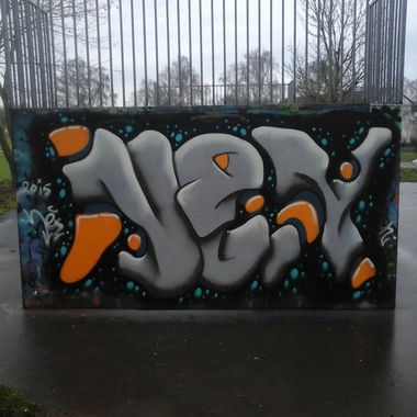 Graffiti Wall - Photo by nex - lippstadt, jahnplatz, mech