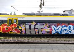 Graffiti Train in Freiburg - Photo by nice - 2025, freiburg, trainwriting (2025)